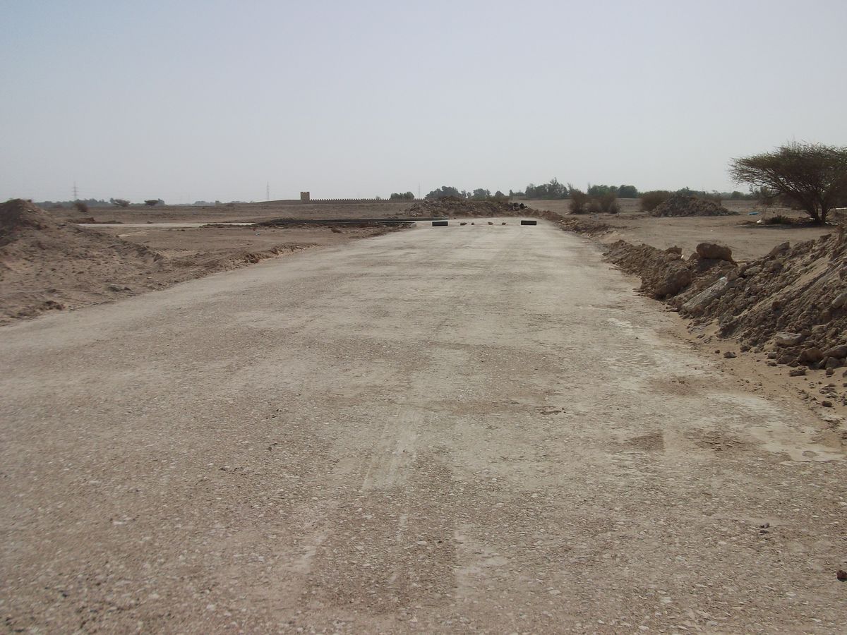 Road base preparation from the AL NOOR project archive